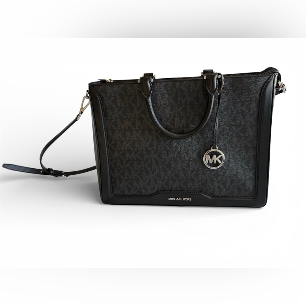 MICHAEL KORS JESSIE LARGE TZ TOTE | MK Signature Logo Tote